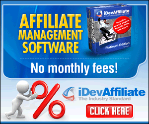 idevaffiliate - affiliate tracking software