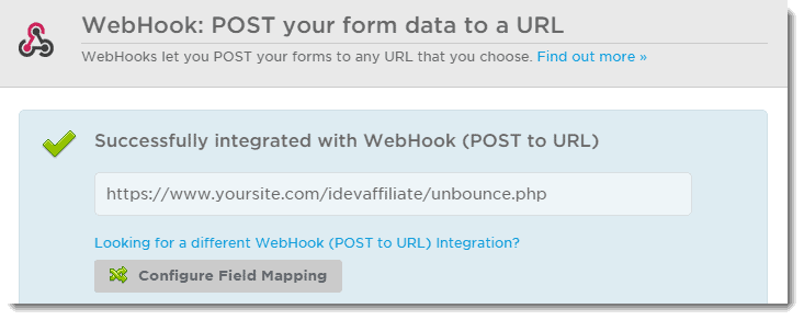 affiliate plugin for unbounce lead forms
