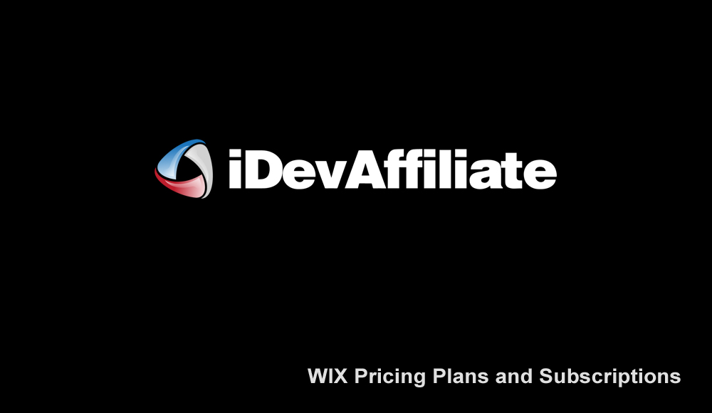 affiliate tracking software for WIX Pricing Plans, Bookings and Subscriptions